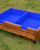 Outdoor Sandbox on Castors with 2 trays and lid 