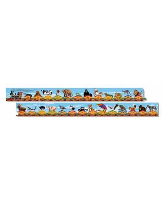 English Alphabet Train Floor Puzzle (28 pc)