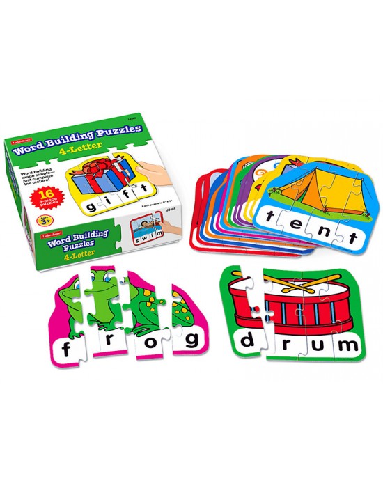 4-Letter Word Building Puzzles