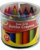 CRAYOLA TUB 24 EASY-GRIP JUMBO CRAYONS