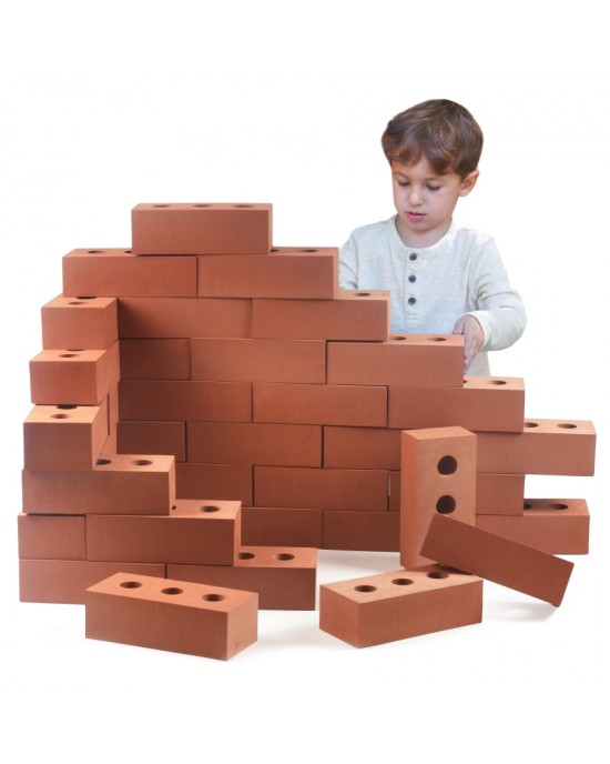 Foam House Building Bricks (50 Piece Set)