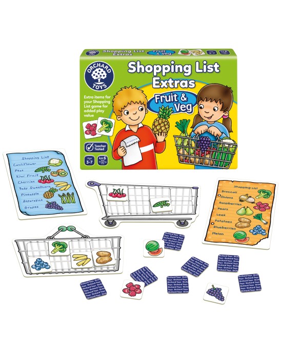 Orchard Toys - Shopping List Extras Fruit & Veg (3-7)