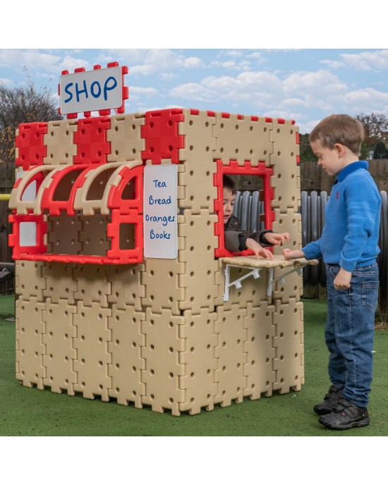 Giant Polydron Build-A-Shop