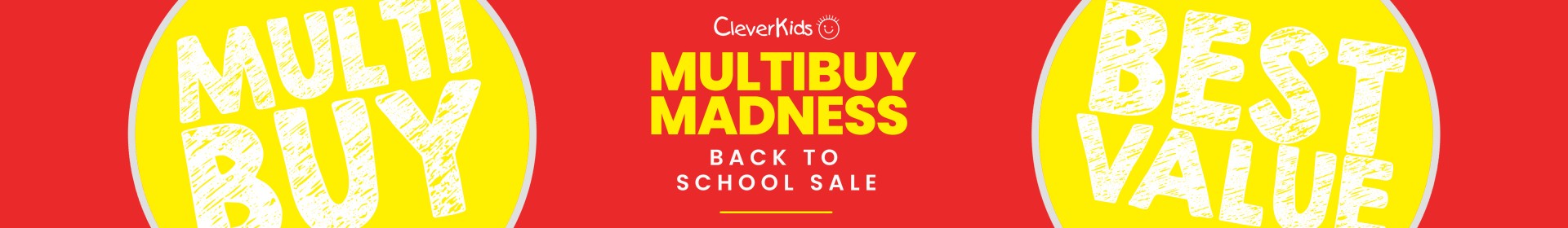 Multibuy Madness - Back To School Sale