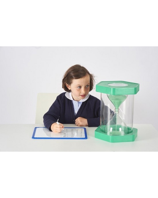 Giant ClearView Sand Timer - 1 Min. Green