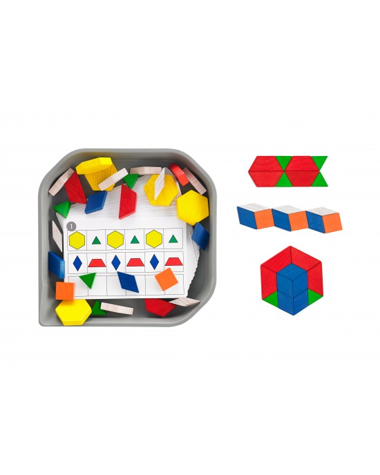 FunPlay Wooden Pattern Blocks