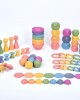 Rainbow Wooden Super Set