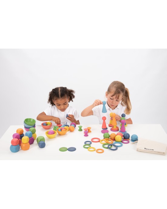 Rainbow Wooden Super Set