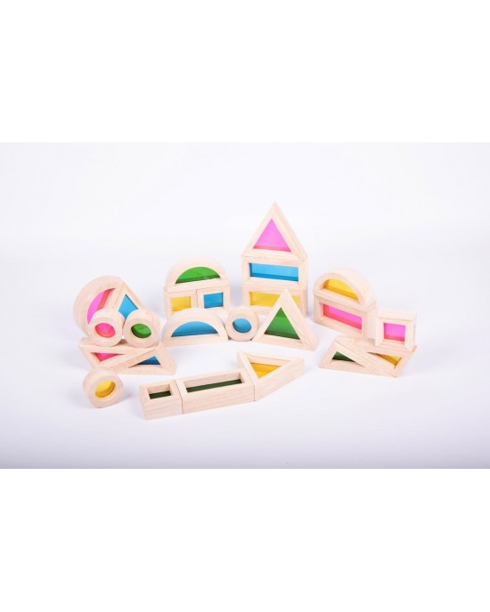 Rainbow Blocks (24 X 6 Shapes) 12M+