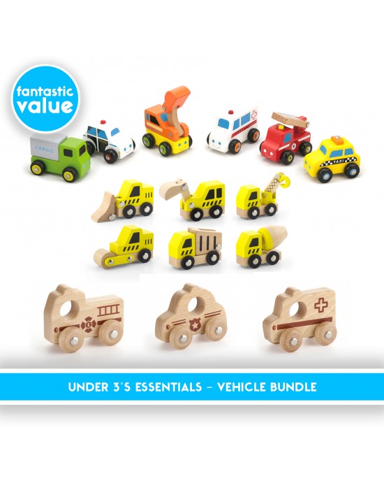 Under 3’s Essentials - Vehicle Bundle (15 for €49 - 18m+)