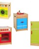 Wooden Play Kitchen (4 piece set)