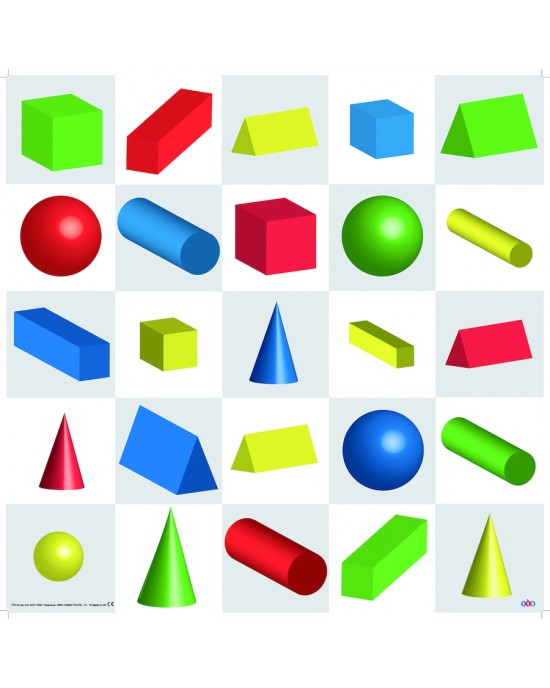 3D Shapes Mat