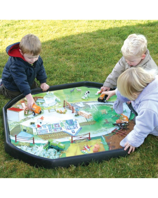 Active World Tuff Tray Farmyard Mat