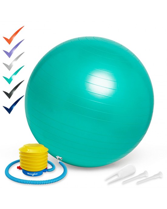 55cm Balance Ball No Roll Weighted Seat  green