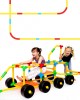 Meggo Tubes Super School Set - The Ultimate Kids STEM Toy Set (440 pcs)