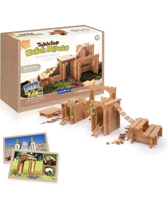 Tabletop Notch Blocks - Western 129 pc. set