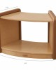 SoftEdge Toddler Play Center - 45° Corner Shelving Unit