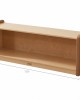 SoftEdge Toddler Play Center -1200L Shelving Unit (Wooden back)