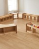 SoftEdge Toddler Play Center - 1200L 2-Compartment Shelving Unit