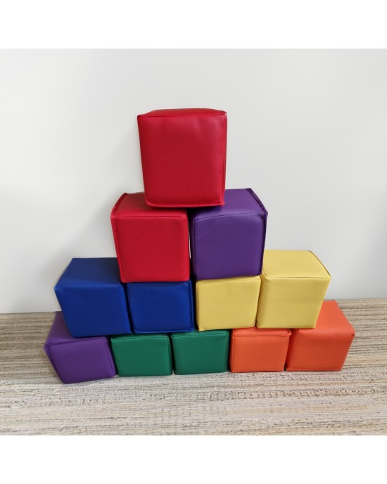 Soft Blocks Set of 12 - 15cm Square