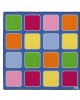 Multi Coloured Squares Mat (200x200cm)