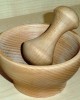 Wooden Pestle and Mortar