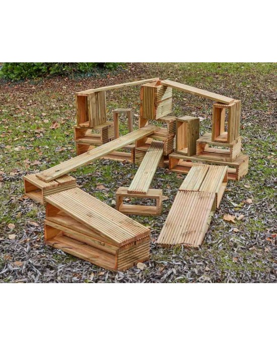 Outdoor School Blocks (25pk)