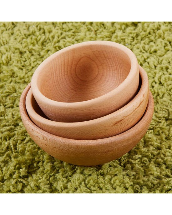 Wooden Nesting Bowls (3pk)