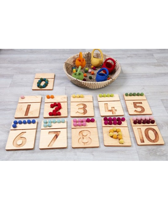 Felt Ball Numbers Pack (11pk)