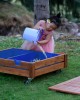 Outdoor Sandbox on Castors with 2 trays and lid 