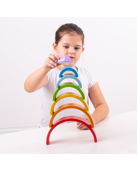 Wooden Stacking Rainbow - Small