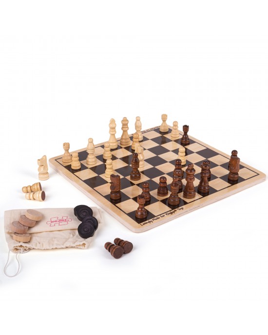 Draughts & Chess Set