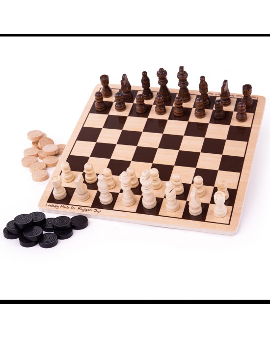 Draughts & Chess Set