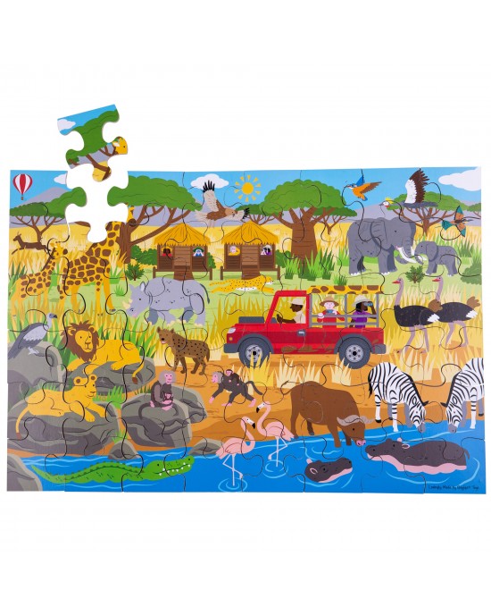 African Adventure Floor Puzzle (48 piece)