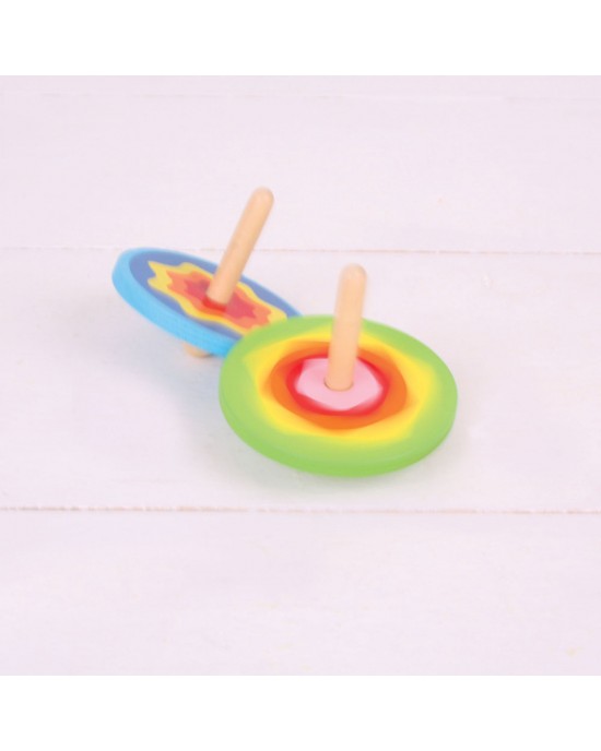 Snazzy Spinning Tops (Set of 4)