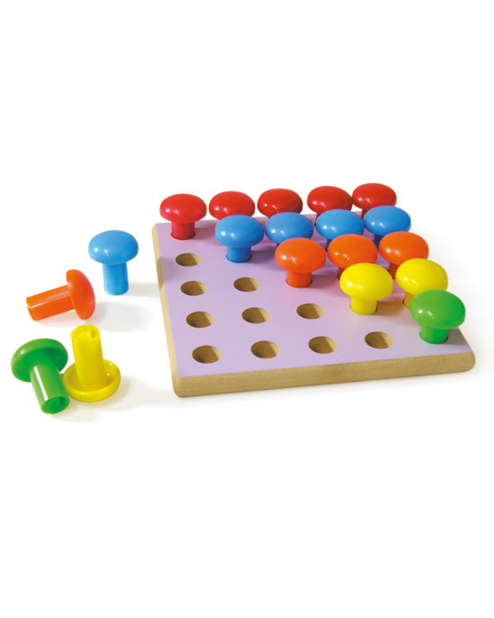 Peg Board with Large Pegs