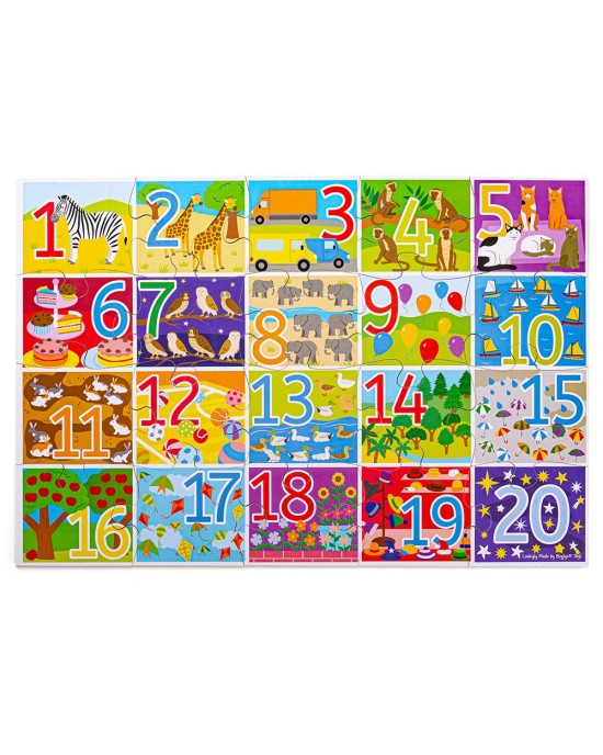 1-20 Floor Puzzle