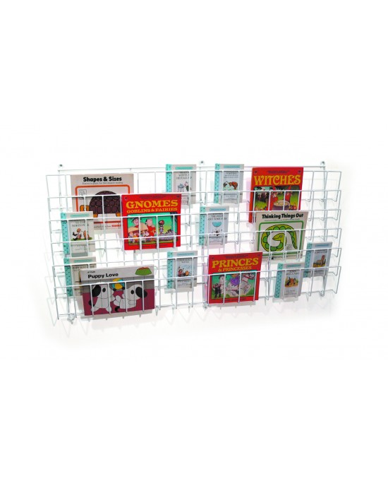 Wall Mounted Book Rack ( 6 Shelf)