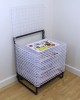 20 SHELF SPRING LOADED FLOOR DRYING RACK WITH WHEELS