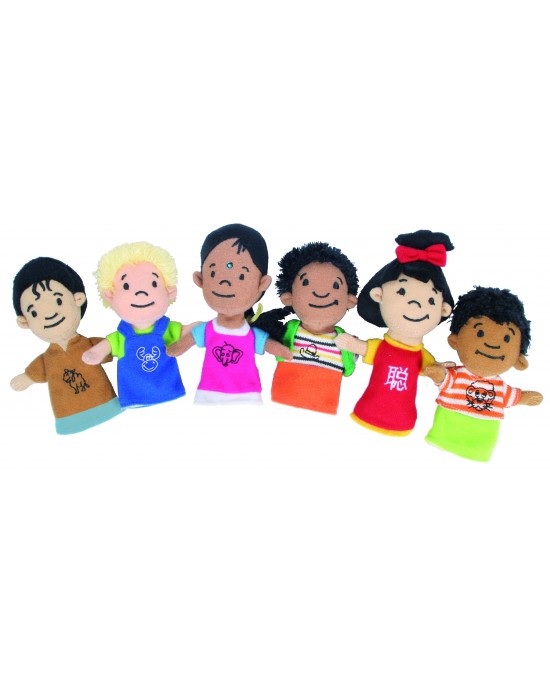 'One World' Fingerpuppets