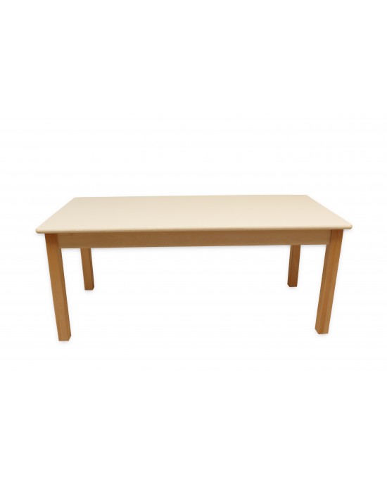 Large Rectangular Birch Table 130cm x 65cm (3 - 5 Years)(Seats 6 Children)