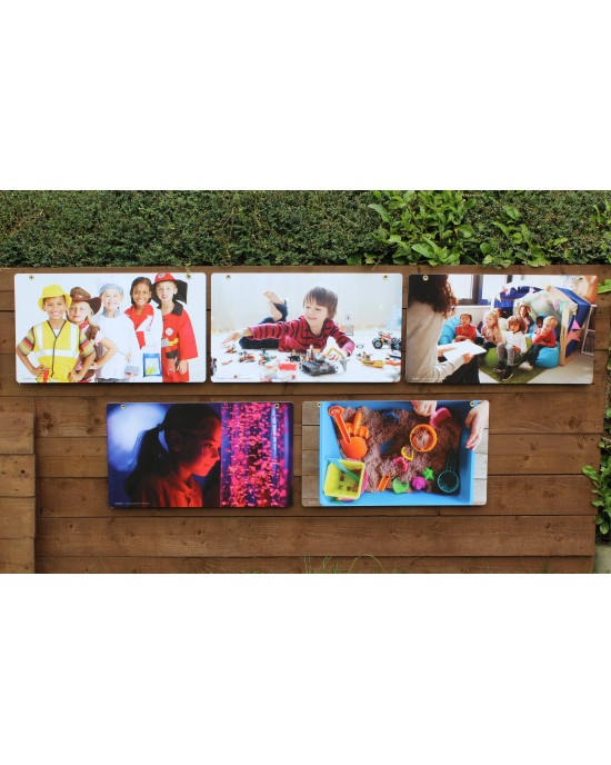 Indoor/Outdoor Learning Boards - Areas Of Interest (Set of 5)