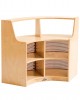 3 Shelf Quadrant Cabinet 76cm