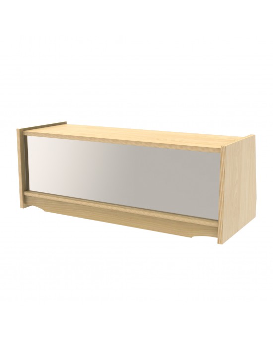 2 Cubby Cabinet - Mirror Backboard