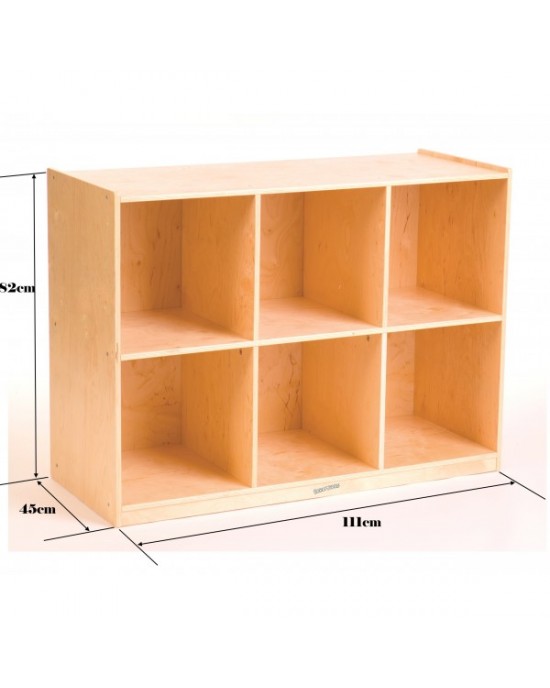 6 Cubby Storage