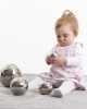 Silver Sensory Reflective Balls - Pk4 0M+