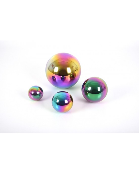 Sensory Reflective Colour Burst Balls - Pk4