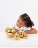 Sensory Reflective Gold Balls - Pk4