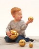 Sensory Reflective Gold Balls - Pk4