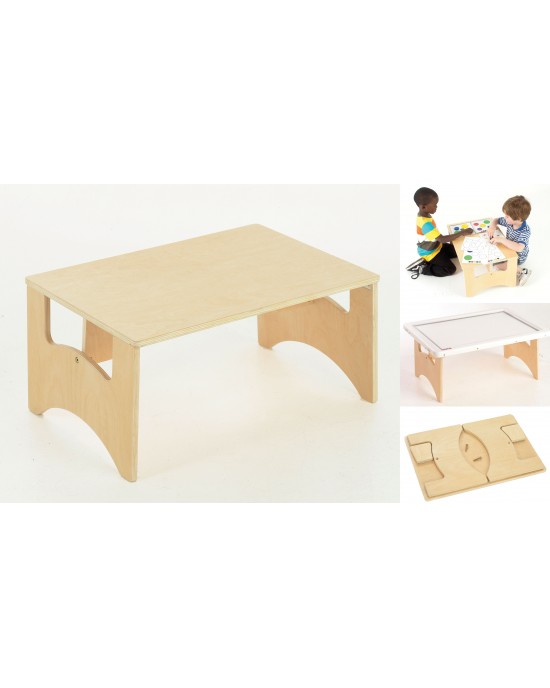 Childrens table and chairs foldable on sale